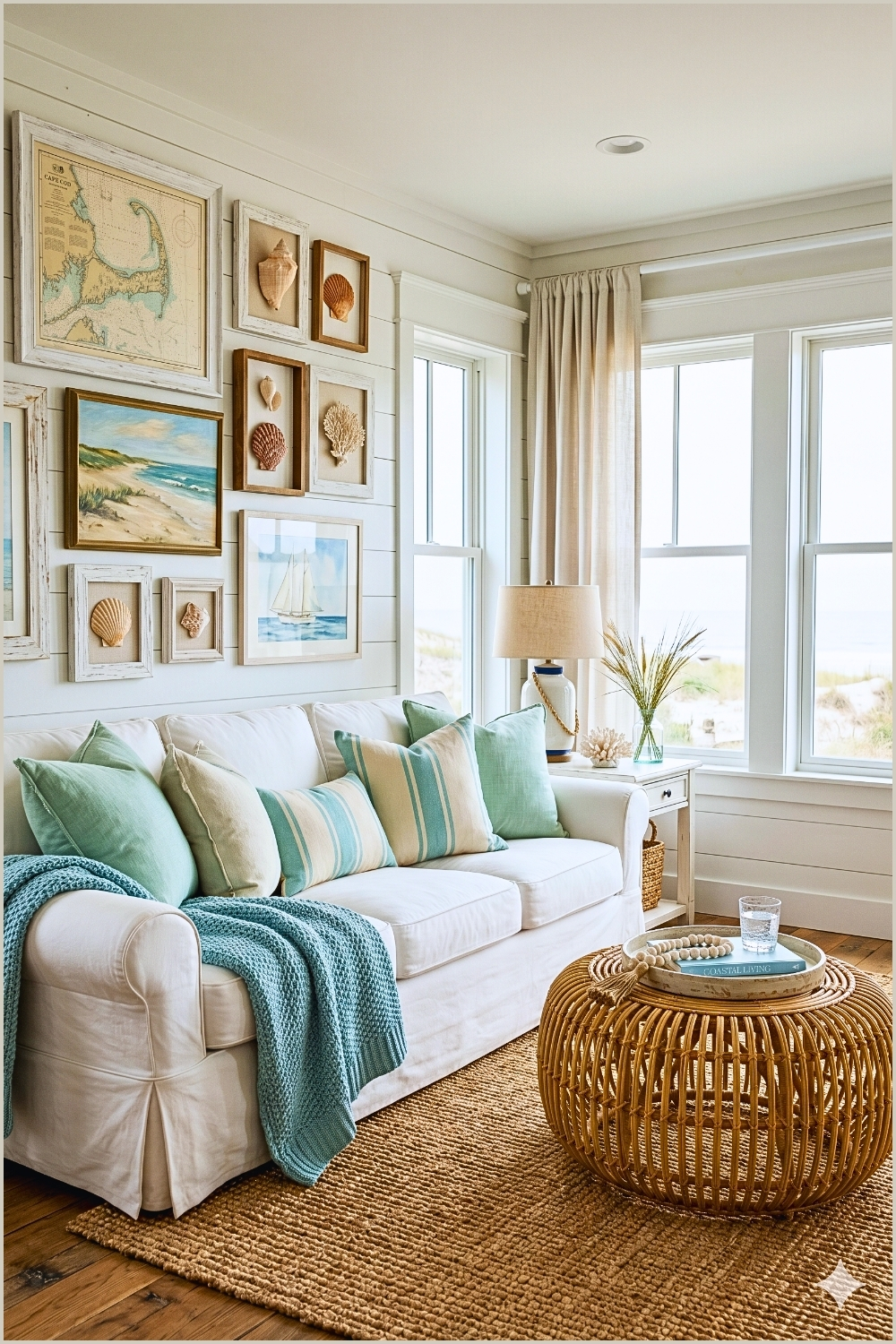 Coastal DIY Picture Frame Inspiration
