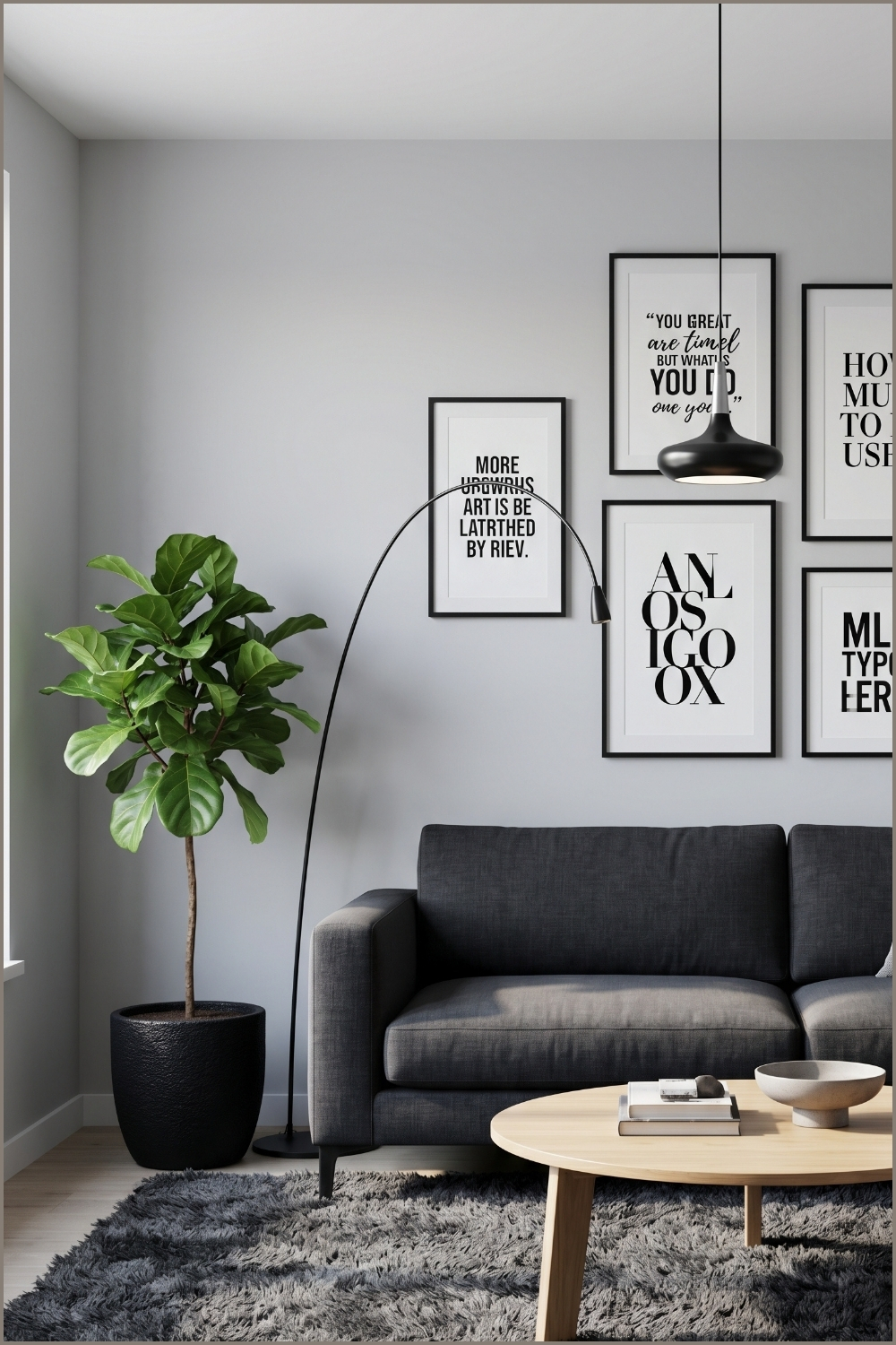 Contemporary Black & Grey