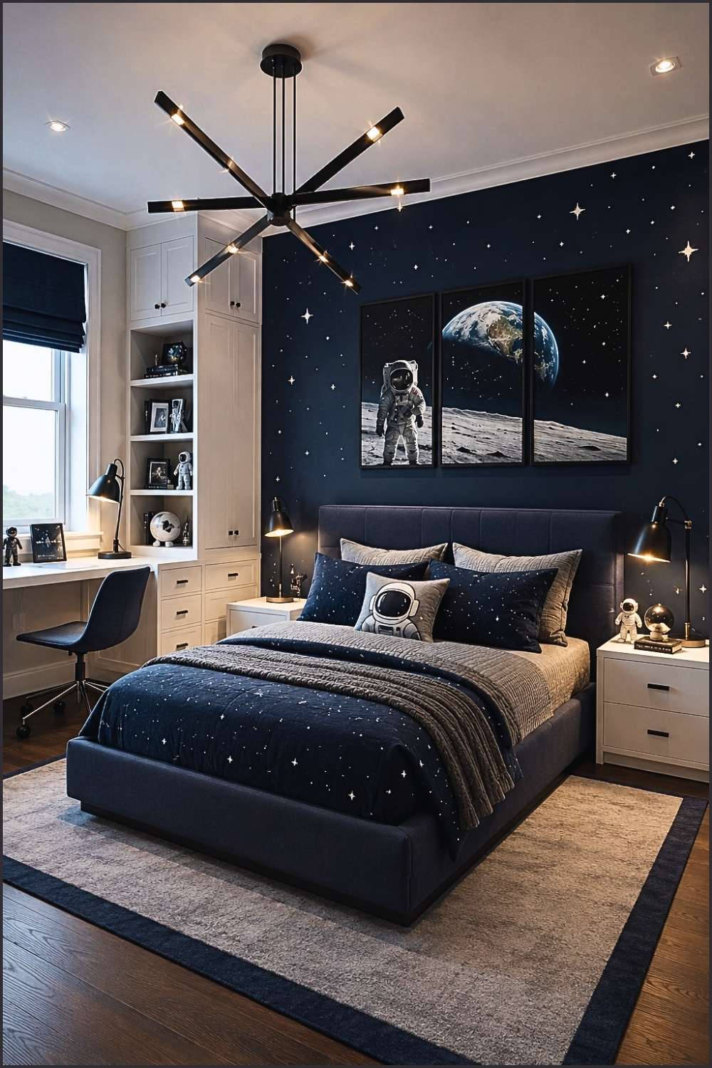 Cosmic Explorer Bedroom