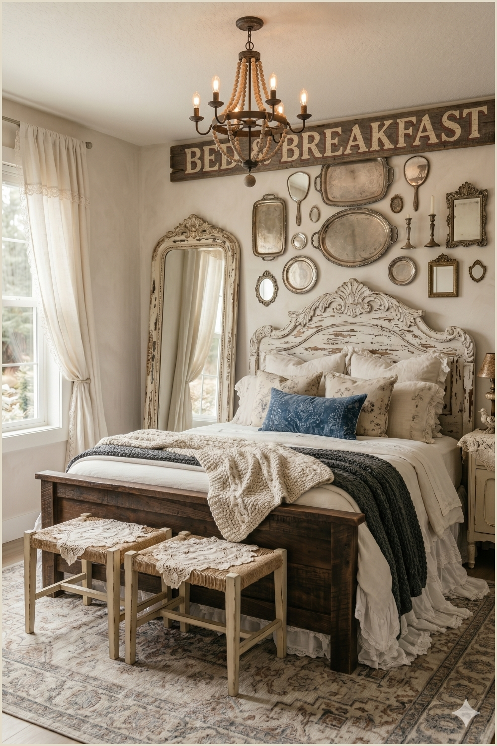 Cozy Bed and Breakfast Farmhouse Bedroom