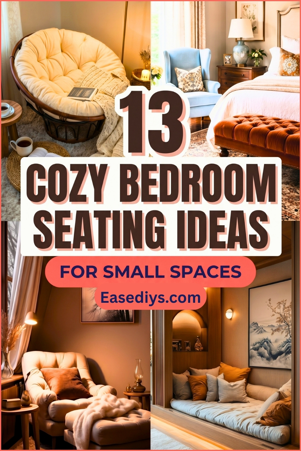 Cozy Bedroom Seating Ideas for Small Spaces