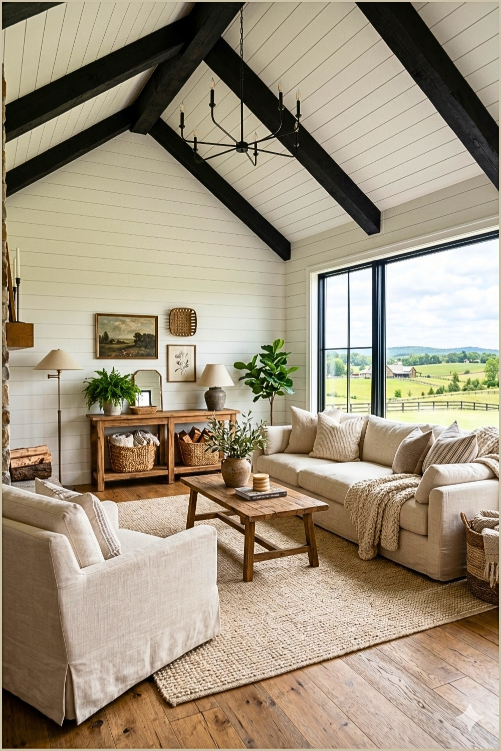 Cozy Beige Shiplap Farmhouse (1)