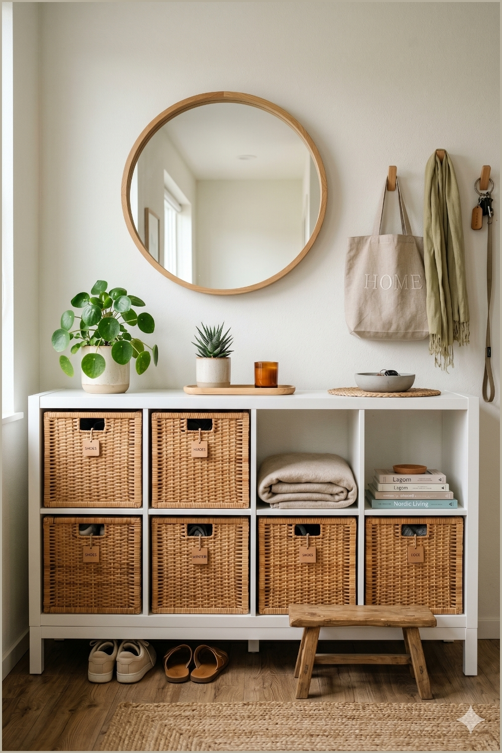 Cozy Entryway Storage Setup