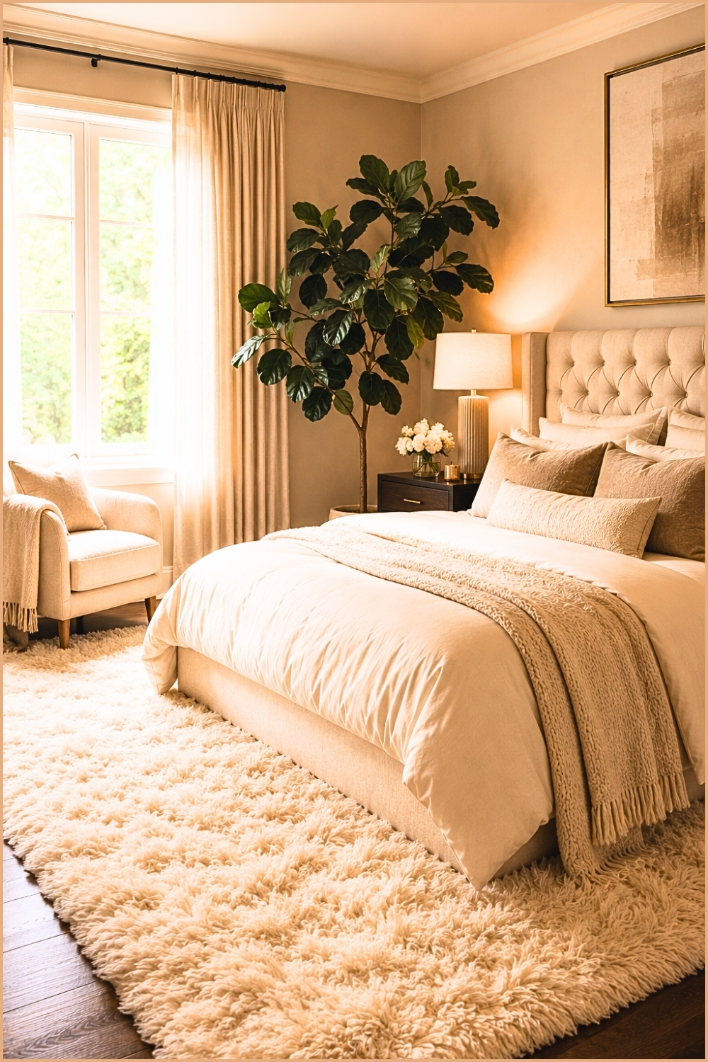 Cozy Plush Neutral Bedroom