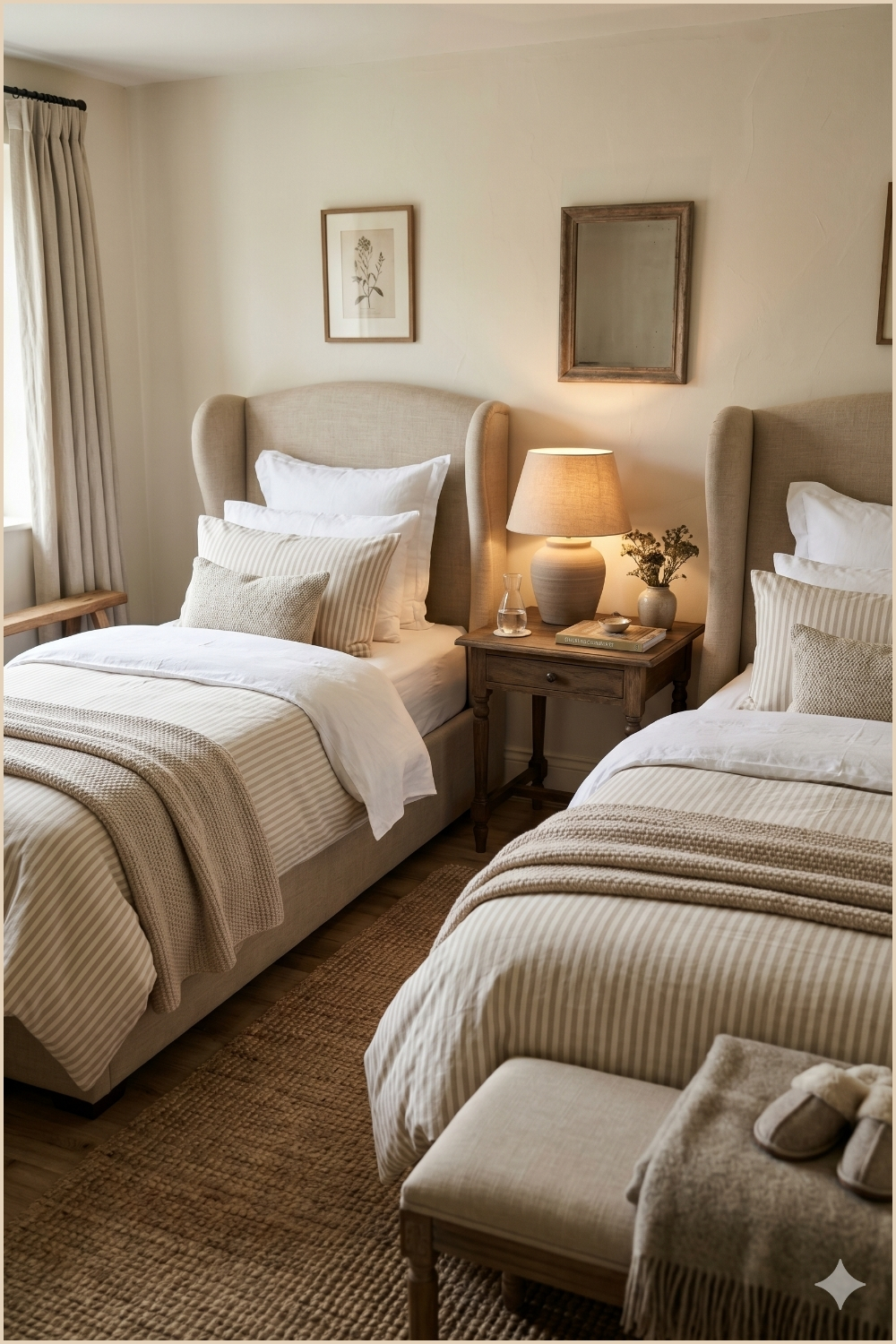Cozy Twin Beds for a Guest Duo