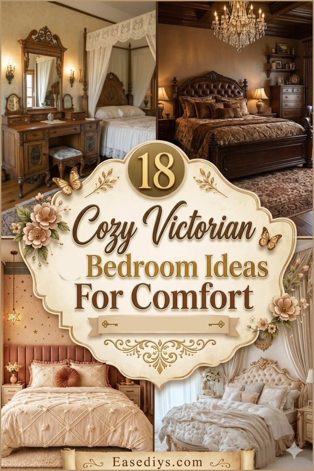 Cozy Victorian Bedroom Ideas For Antique Inspired Space