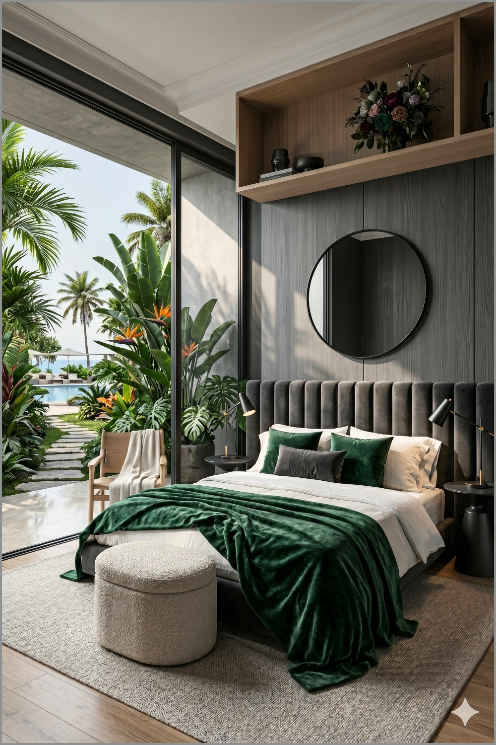 Dark Elegant Contemporary Bedroom (1)