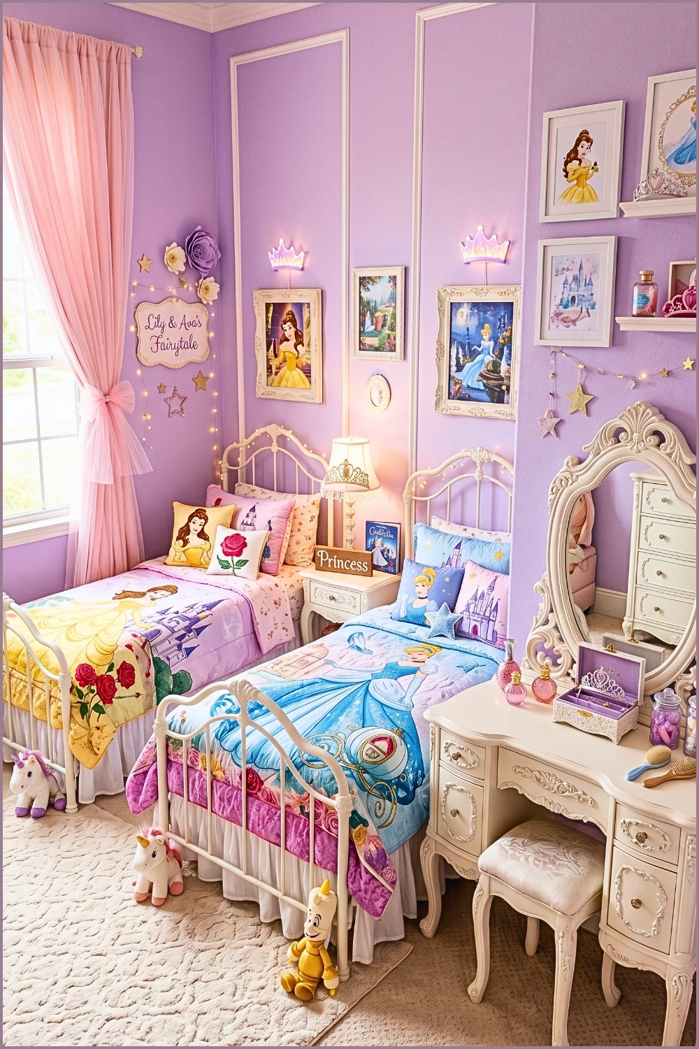 Disney Princess Twin Bedroom