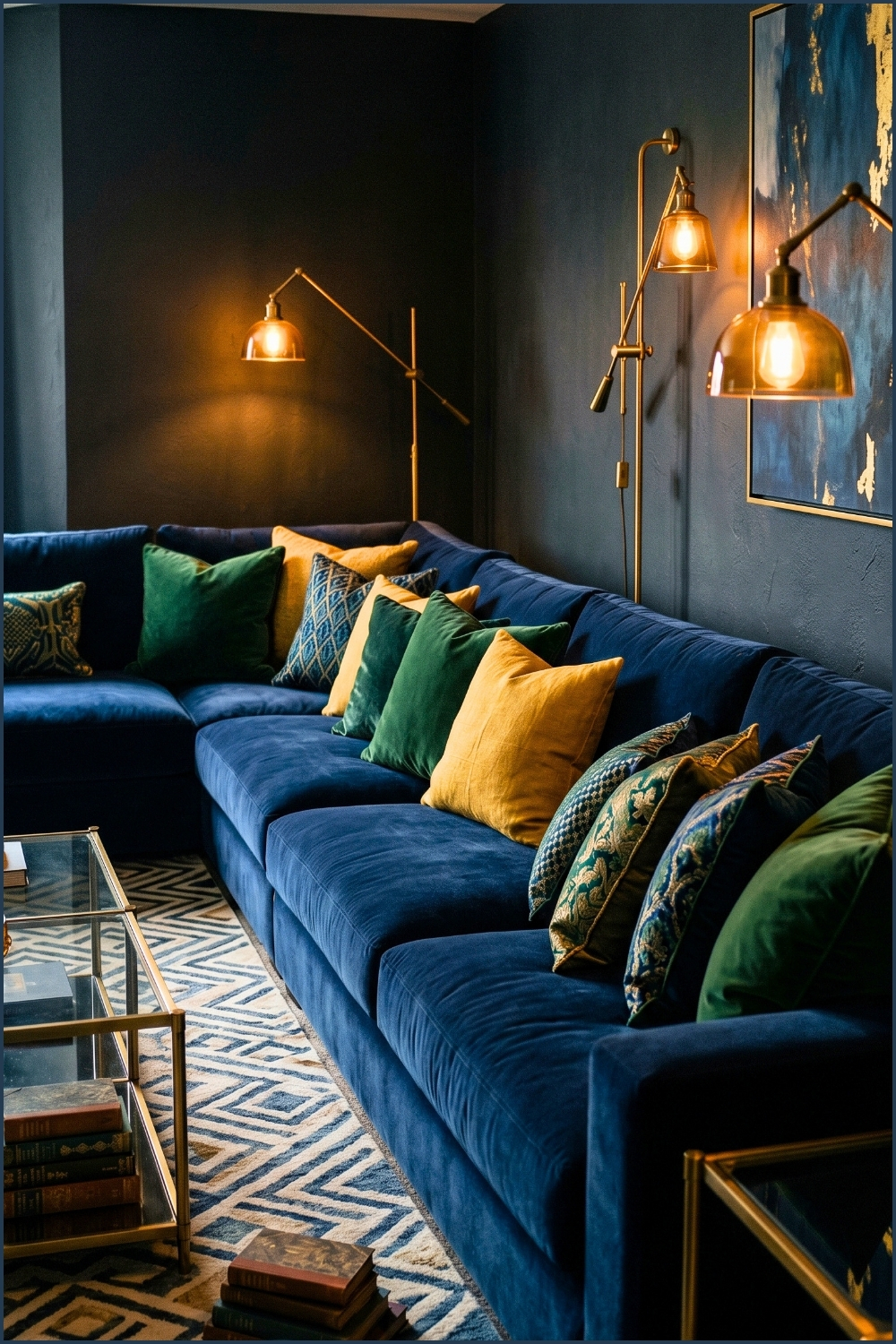 Dramatic Navy Velvet