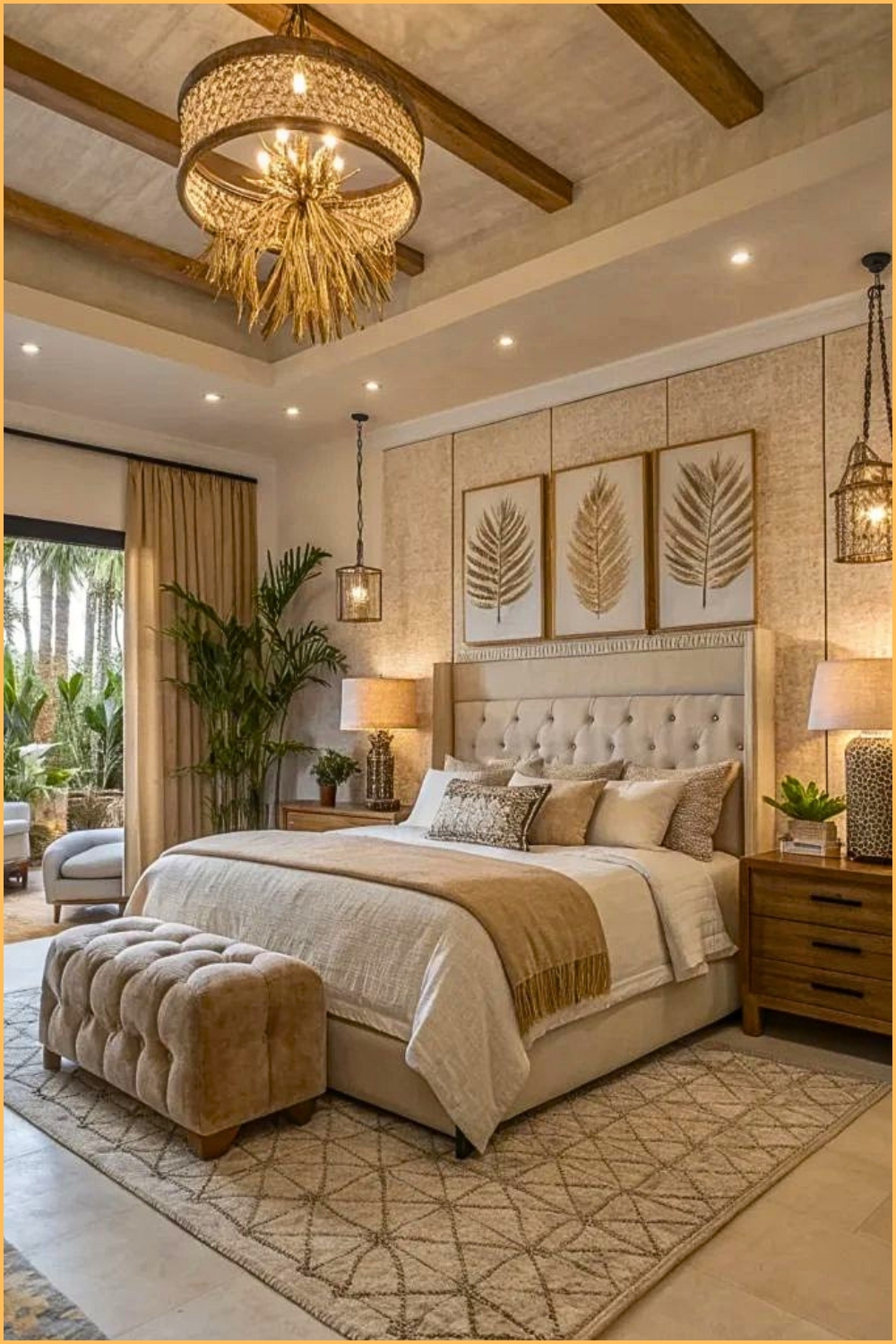 Earthy Coastal Bedroom