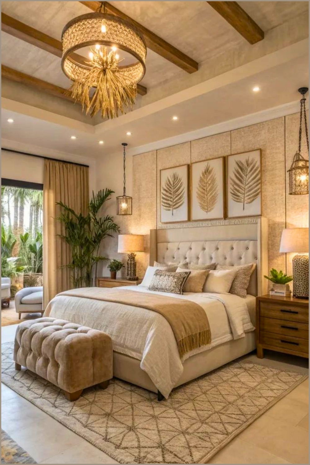 Elegant Boho Luxury Bedroom Design