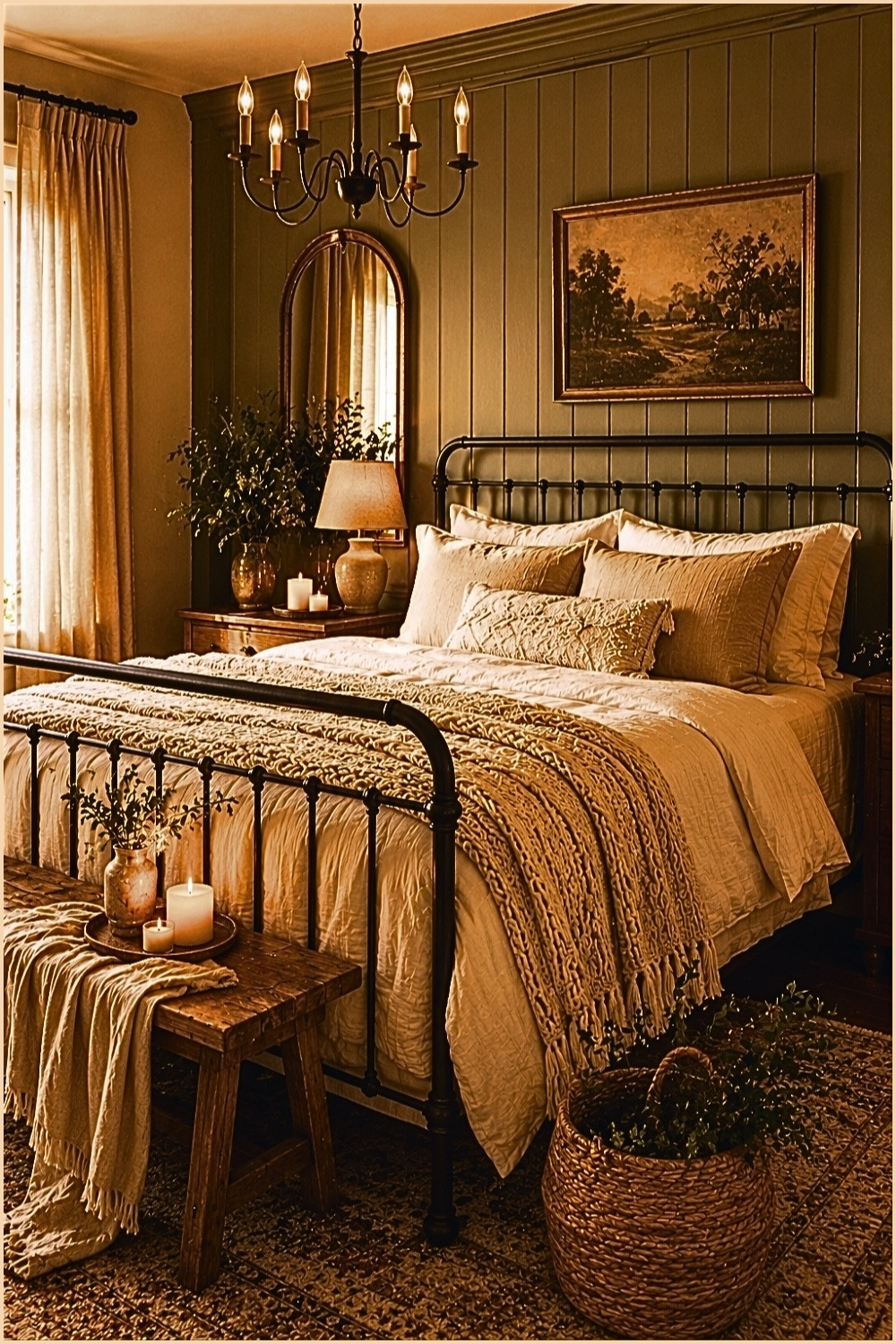 Elegant Farmhouse Bedroom