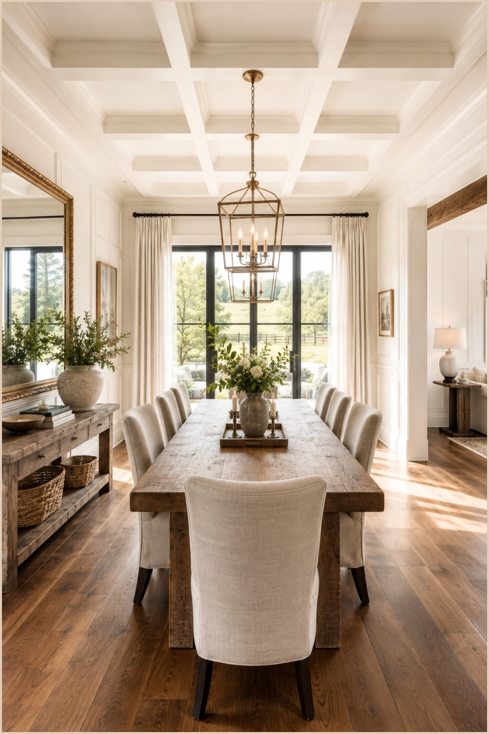 Elegant Farmhouse Dining Room