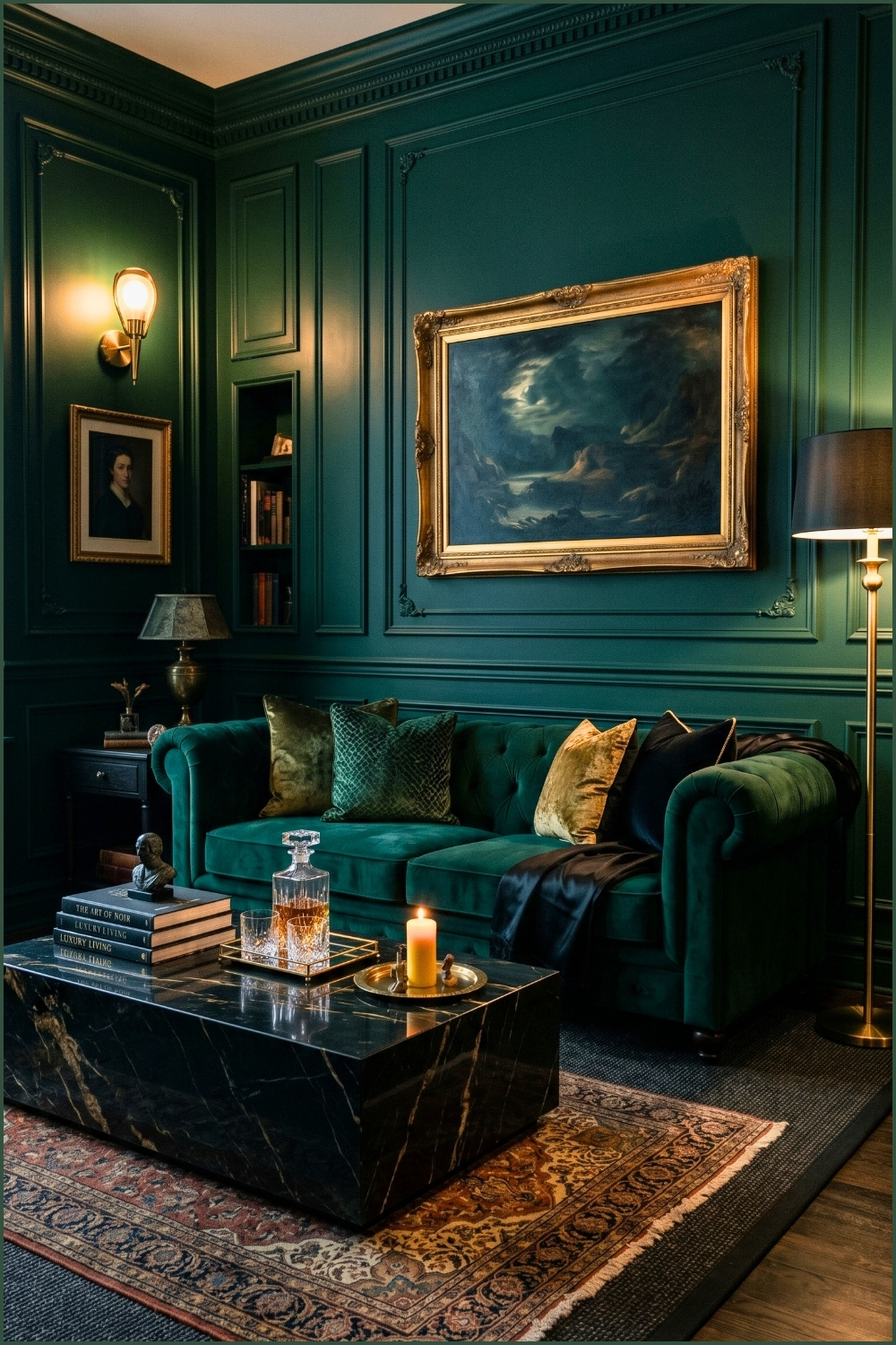Emerald Noir Luxury Interior