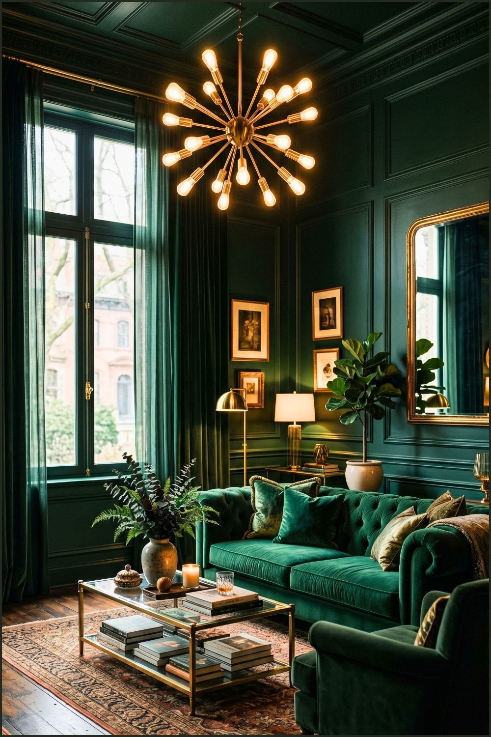 Emerald Velvet Modern Salon (1)
