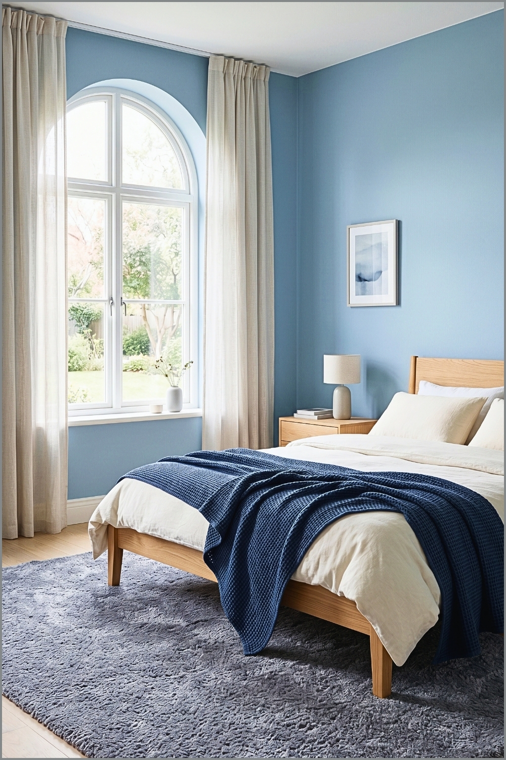 Ethereal Dusty Blue Retreat