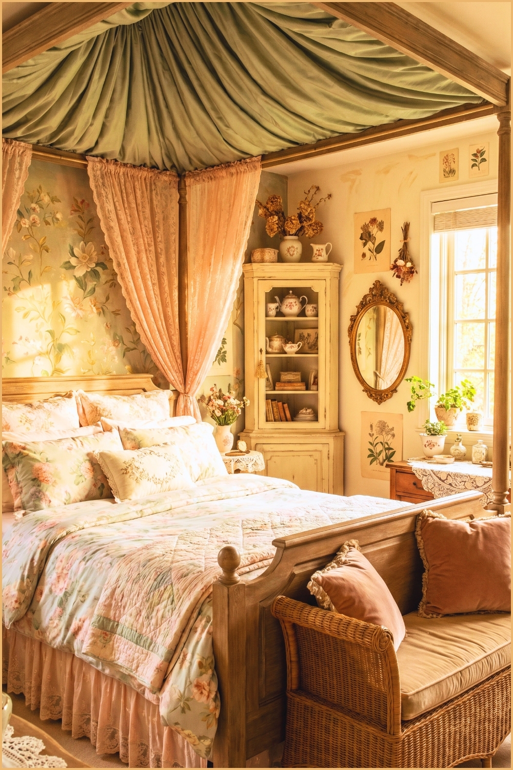 Fairytale Canopy Cottage Bedroom