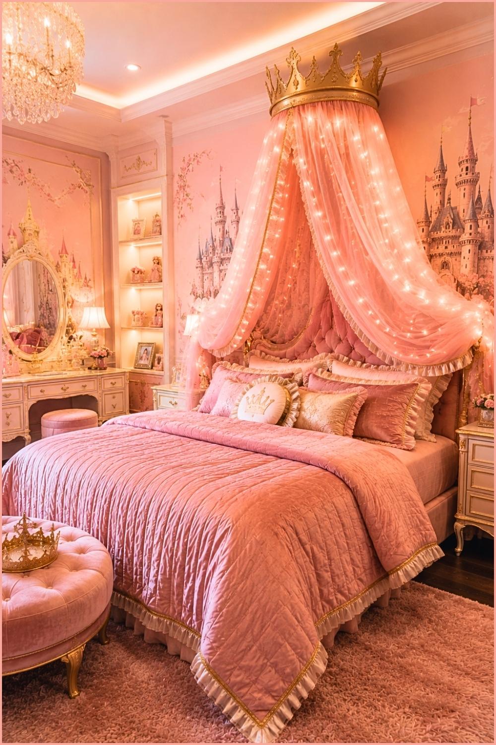 Fairytale Princess Canopy Bedroom