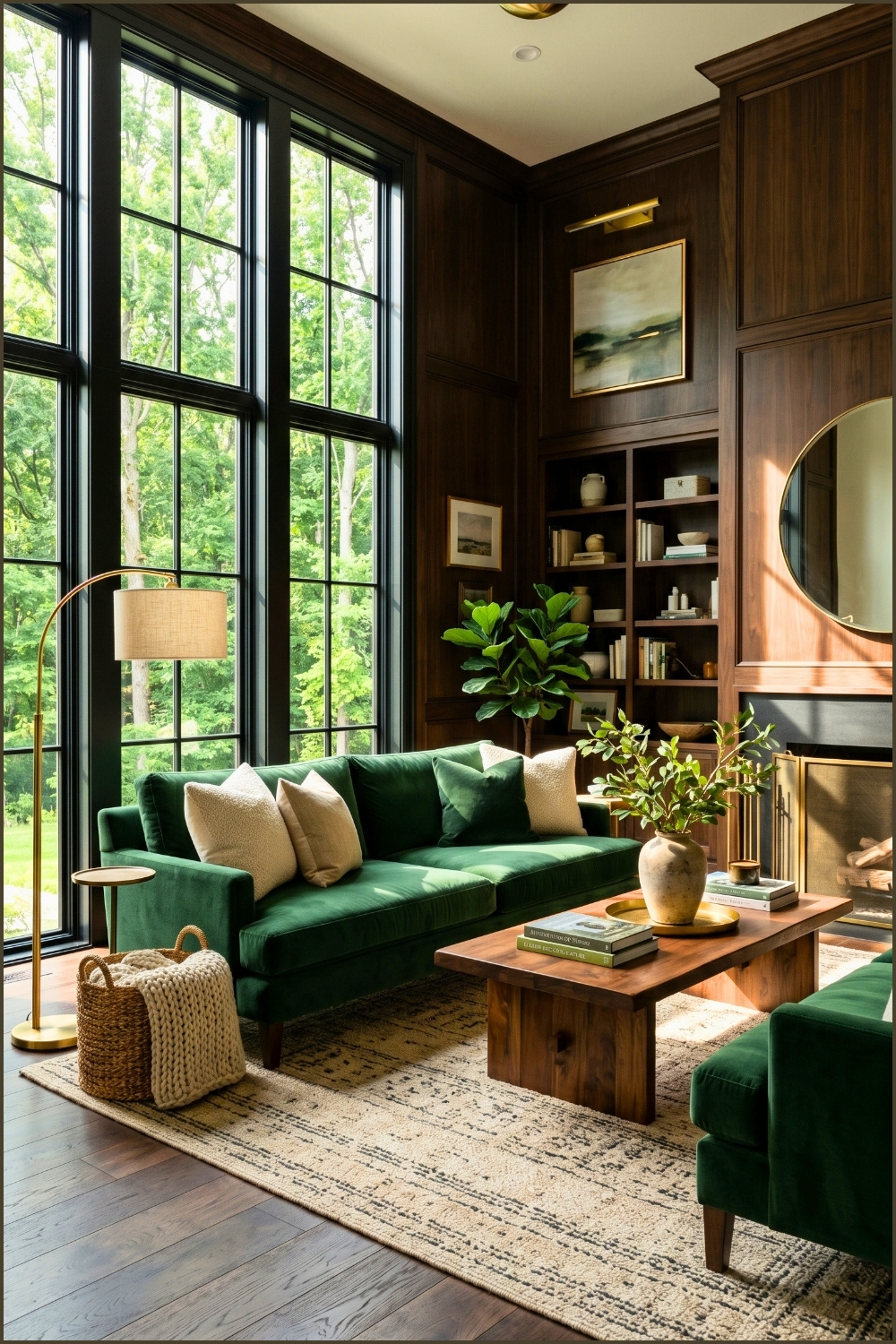 Forest Green Sunlit Lounge
