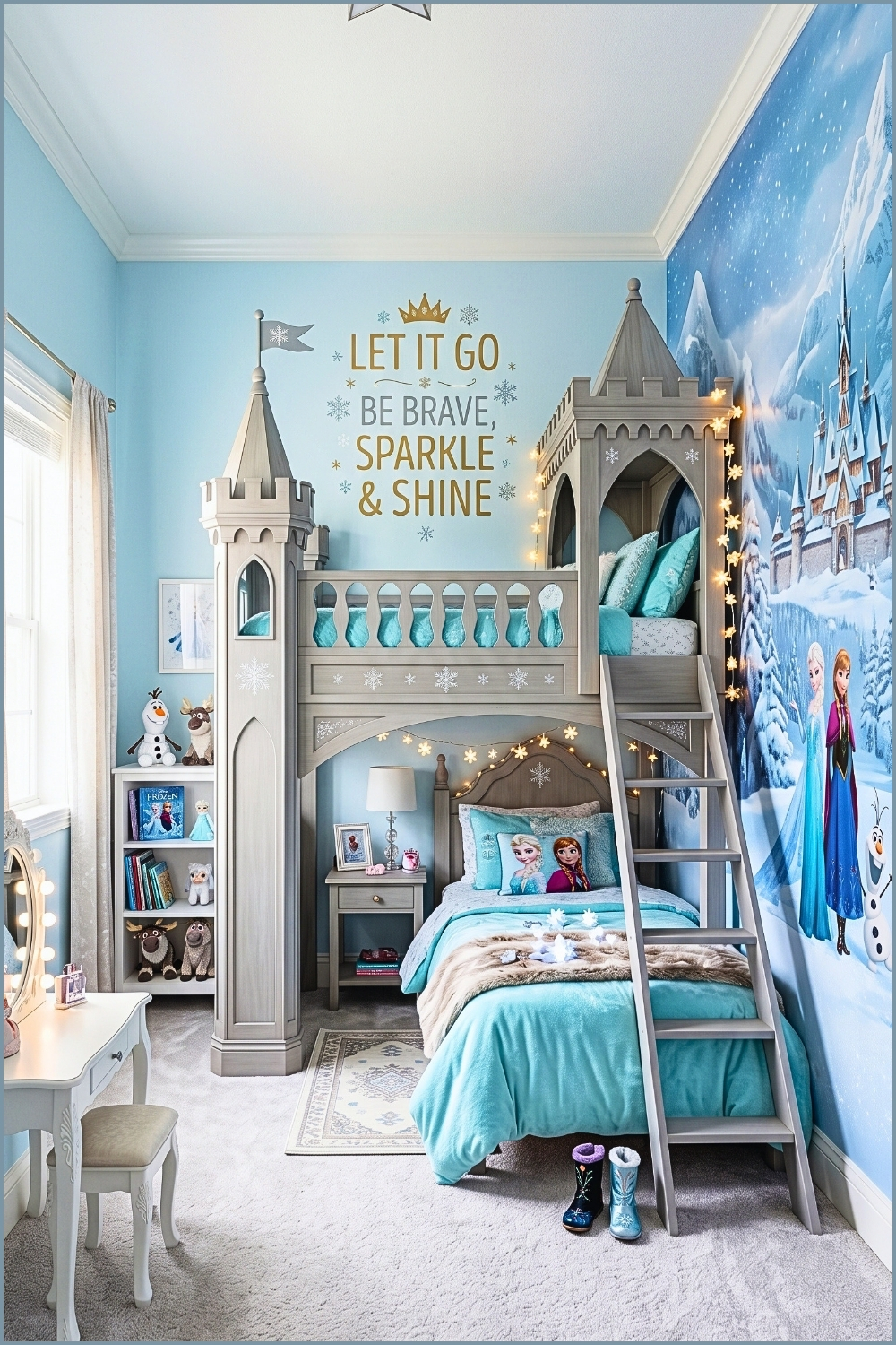 Frozen Castle Princess Bedroom