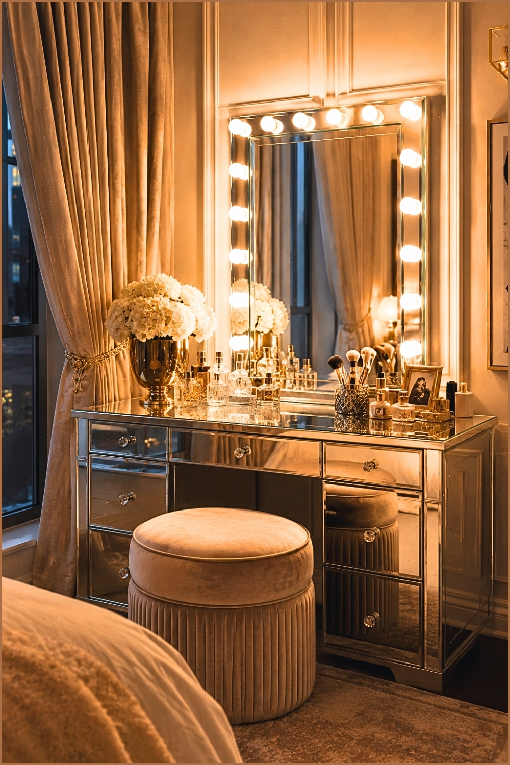 Glam Hollywood Vanity Corner