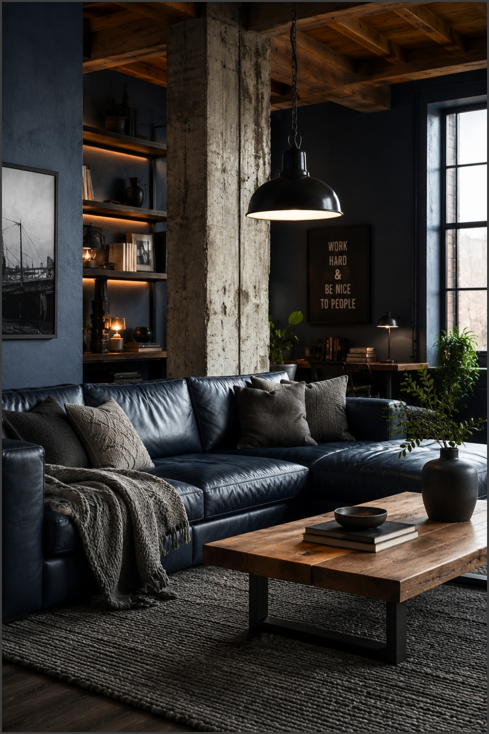 Industrial Noir Loft