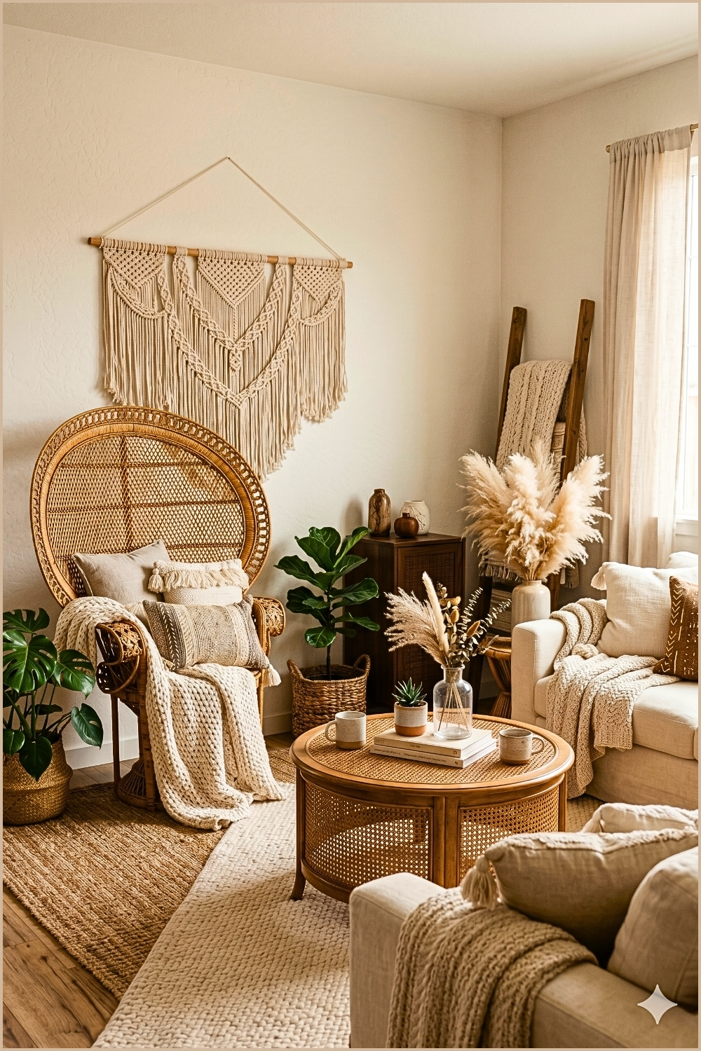 Layered Boho Beige Textures