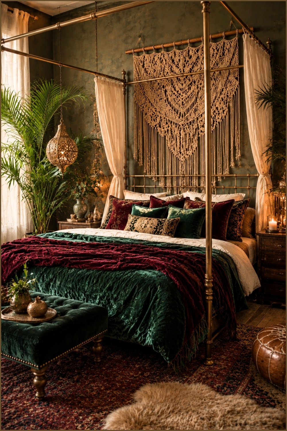 Luxury Boho Canopy Bedroom