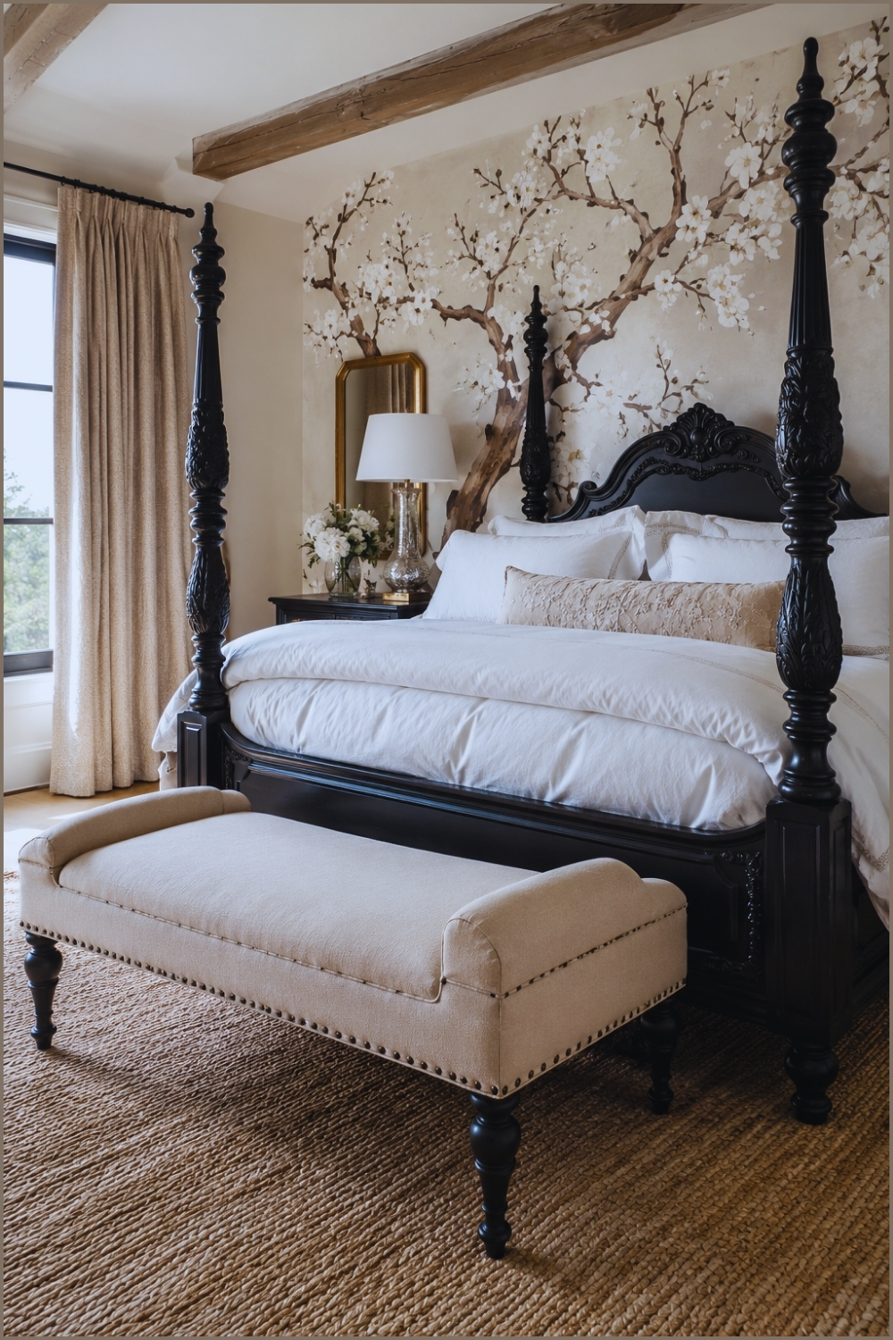 Luxury Floral Statement Bedroom