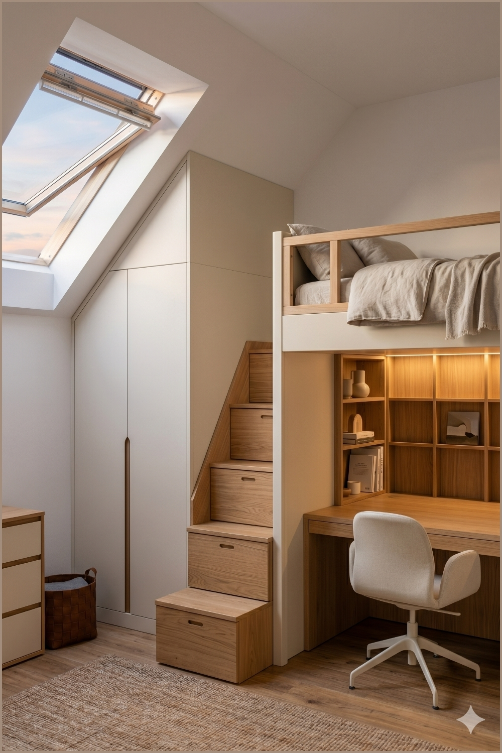 Luxury Minimal Loft Bed Apartment