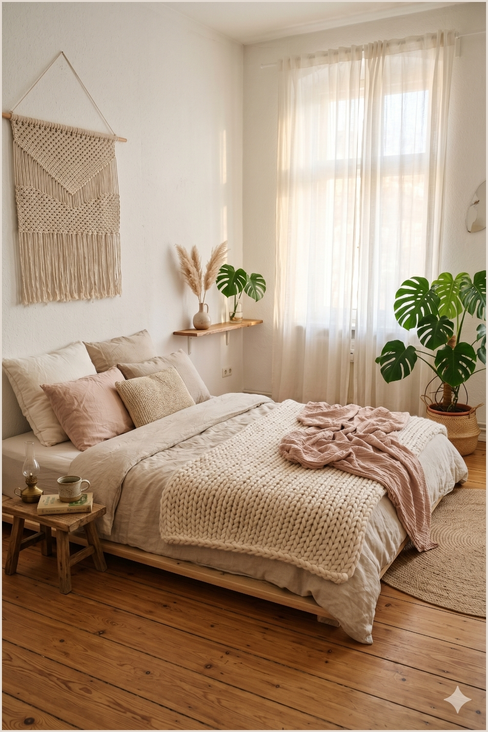 Minimal Boho Bedroom Retreat