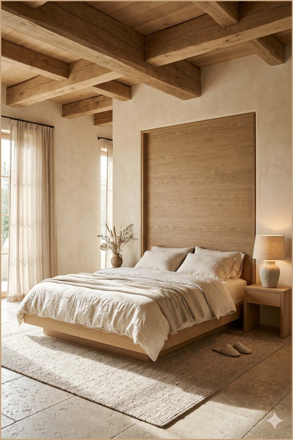 Minimal Organic Bedroom Retreat
