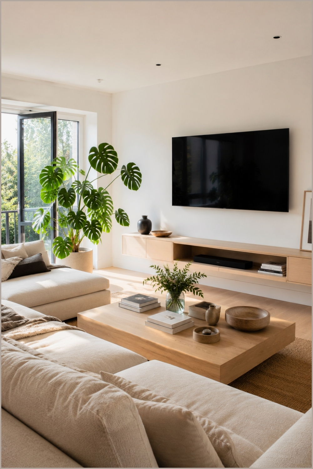 Minimal TV Lounge Interior