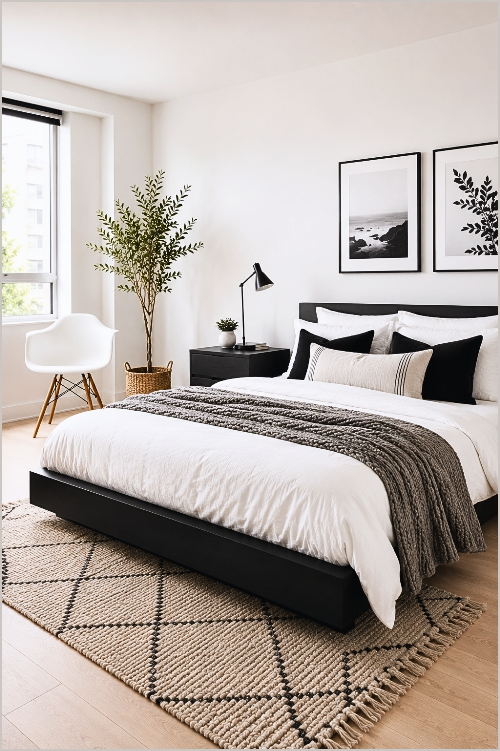 Minimalist Black Furniture Bedroom