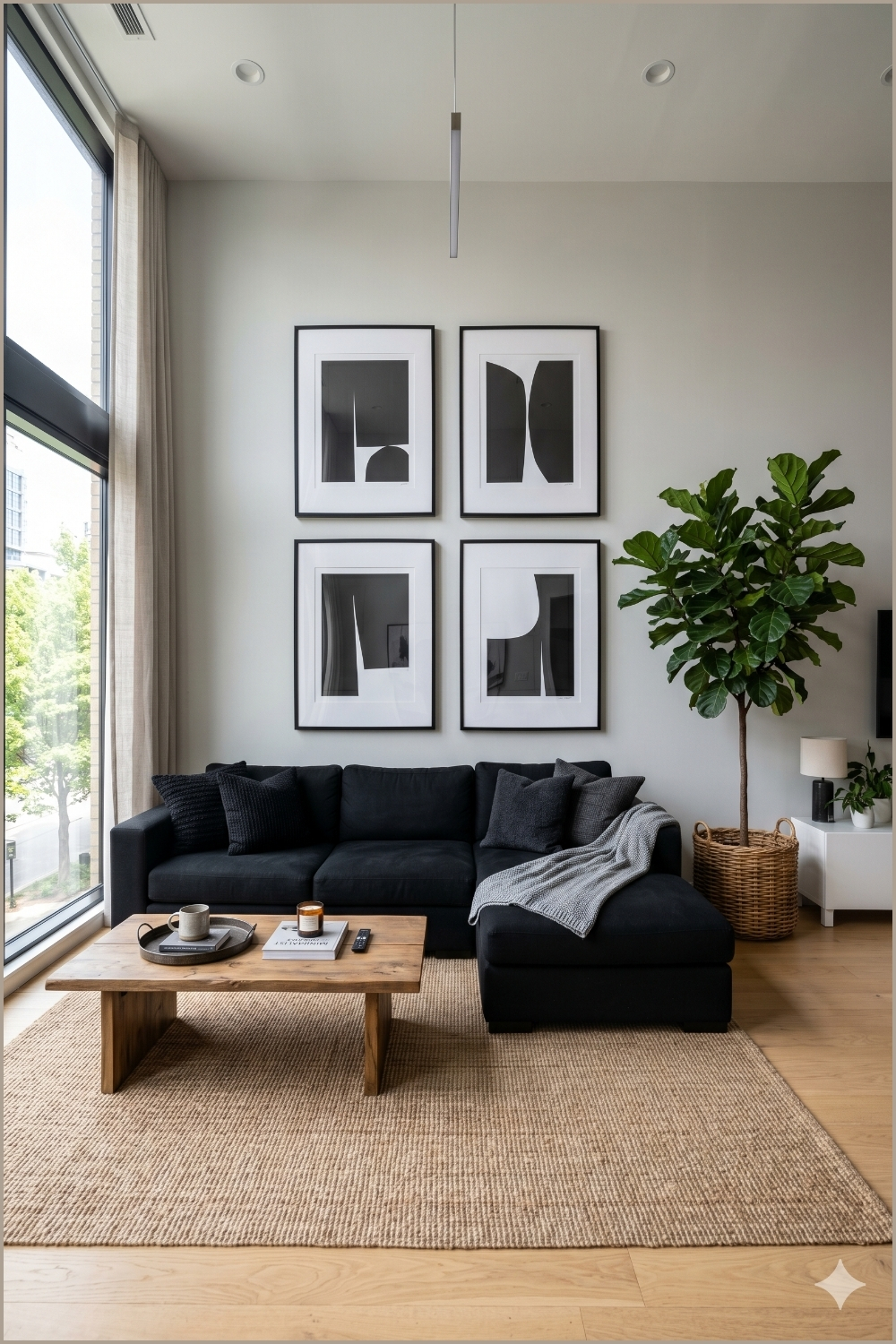 Minimalist Gallery Lounge