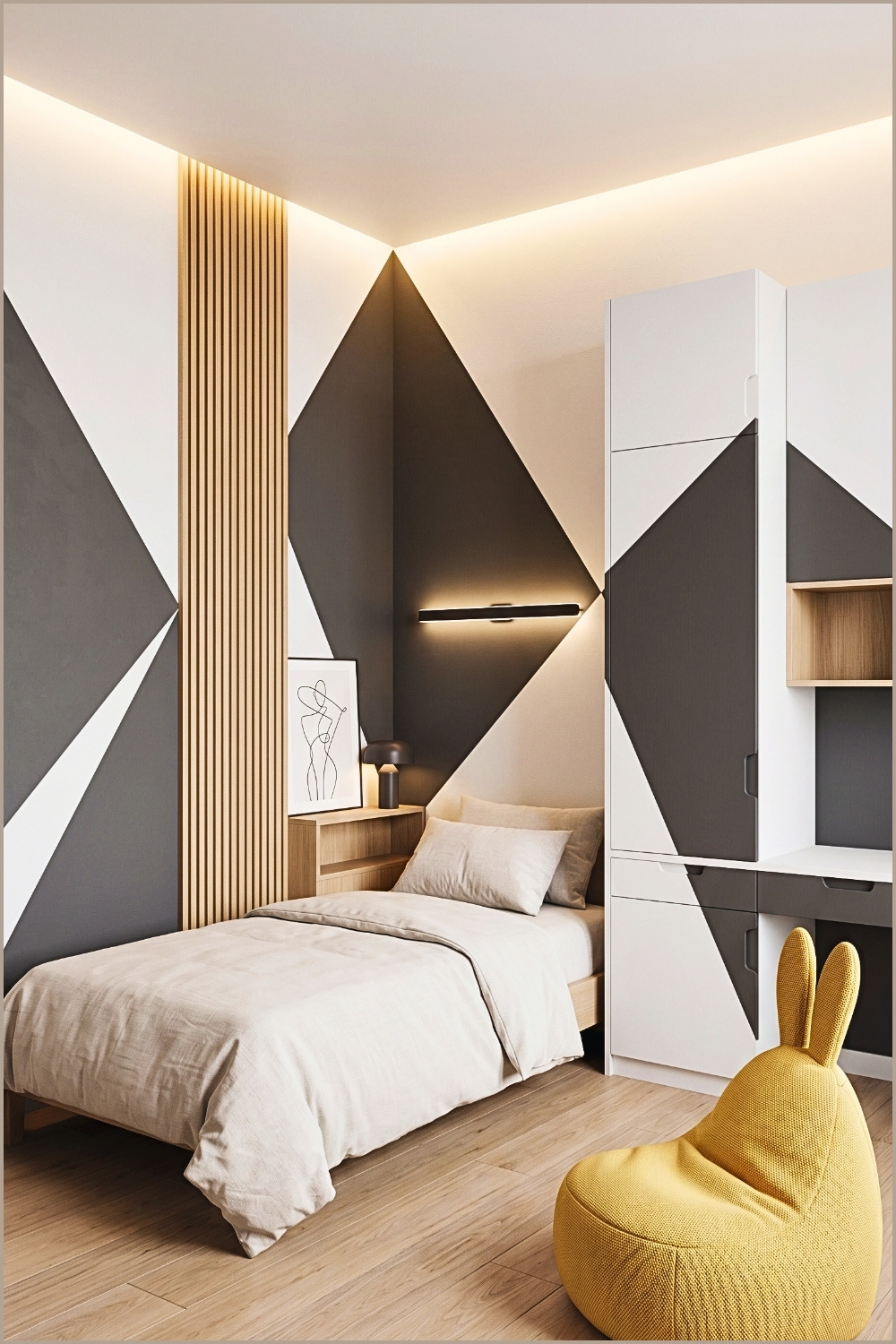 Minimalist Geometry Nook