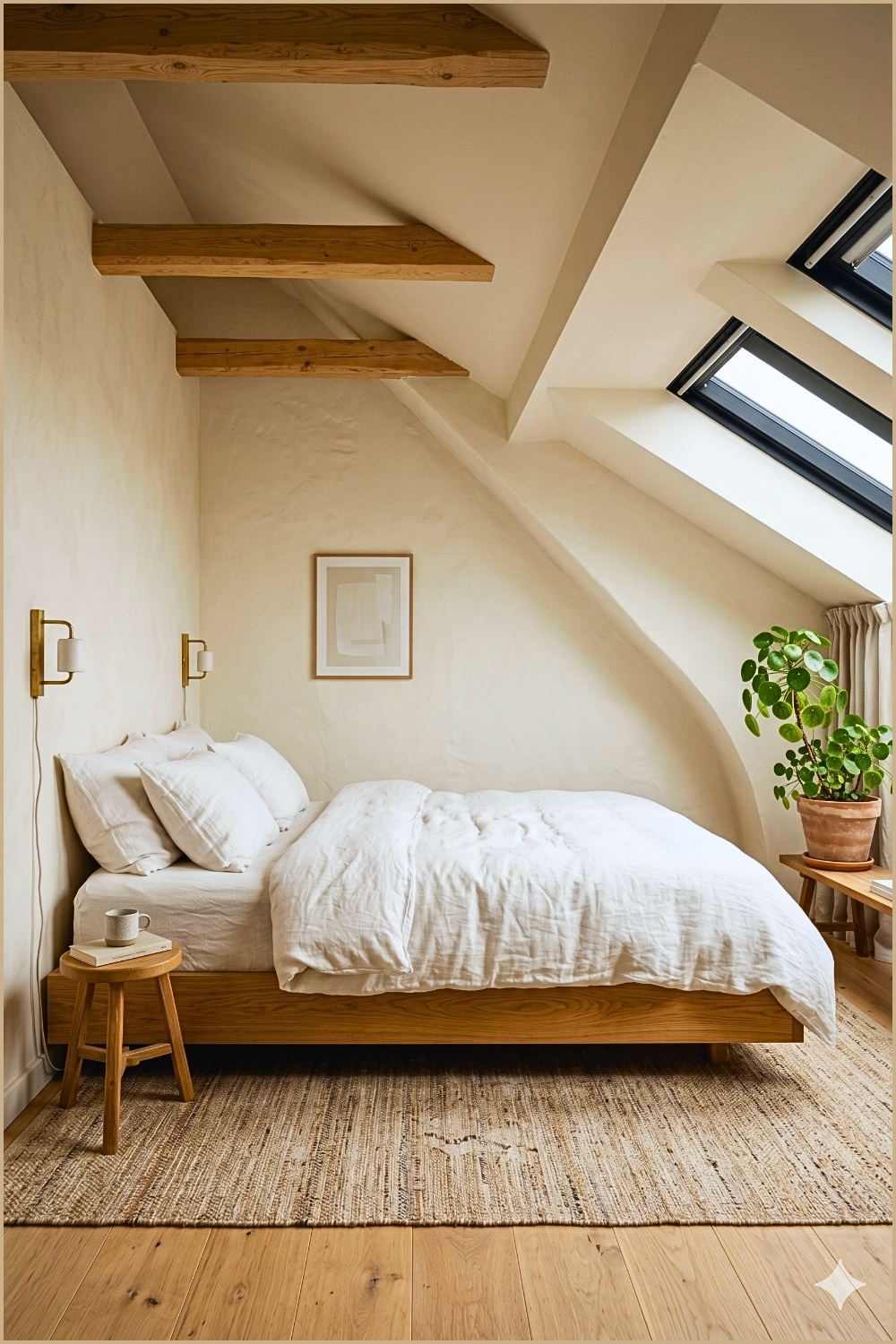 Minimalist Haven Loft Bedroom