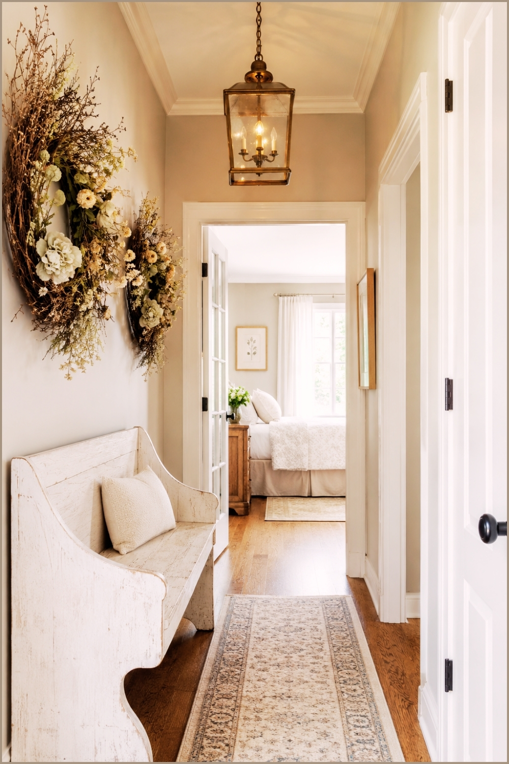 Modern Farmhouse Hallway Retreat