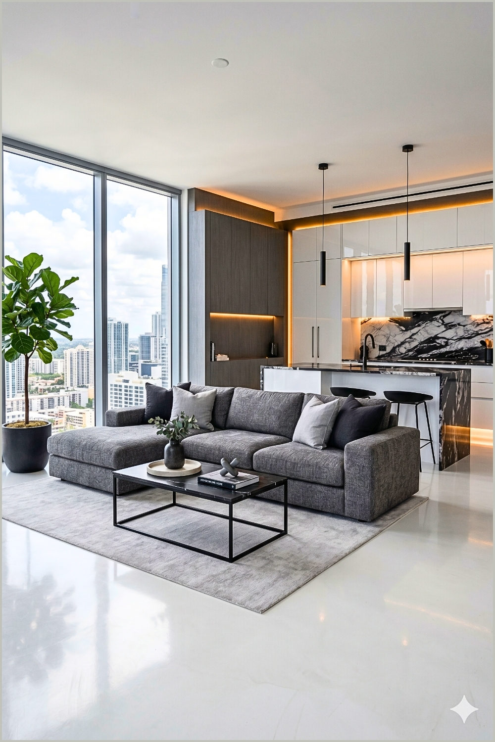 Modern Luxury Open Plan Apartment