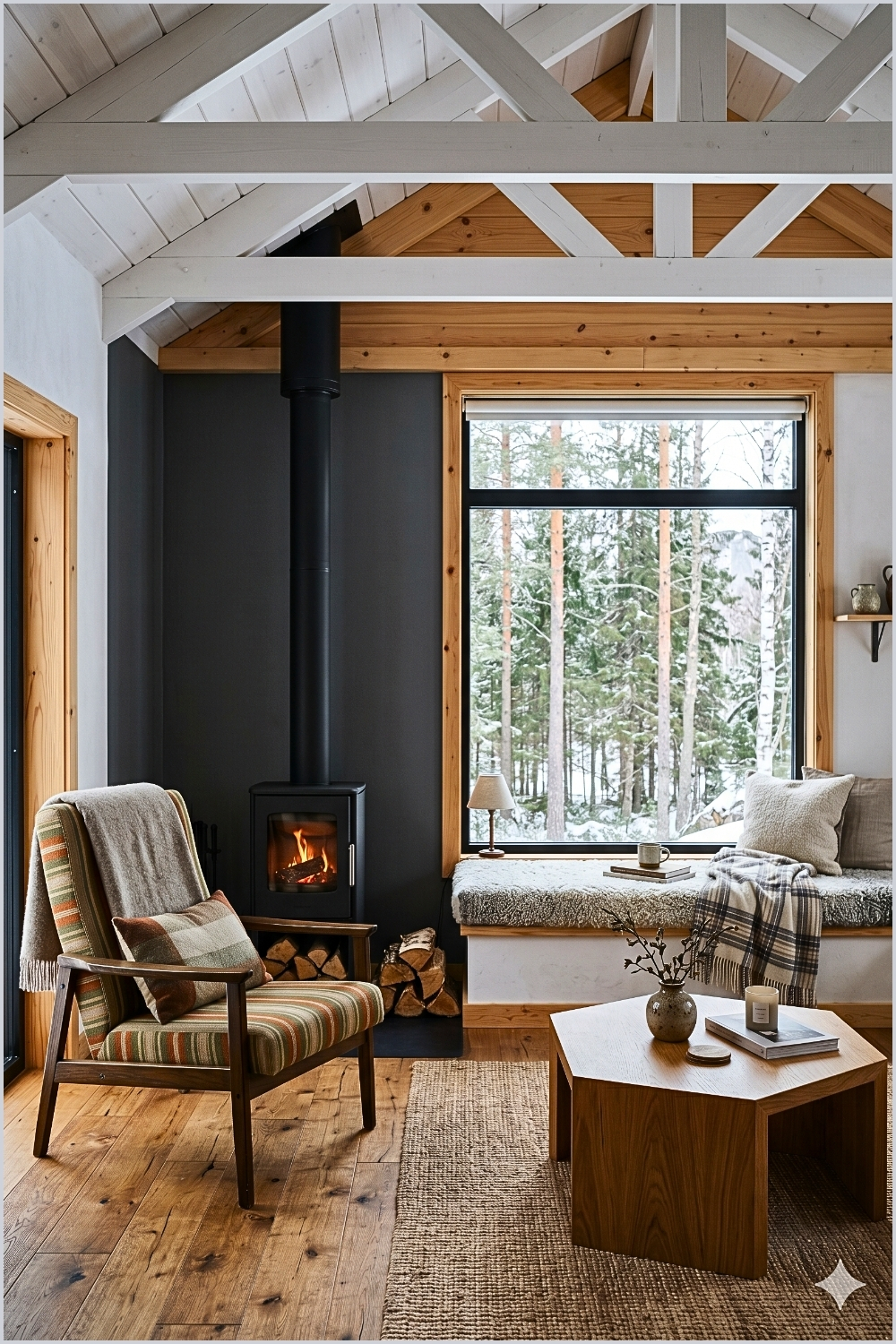 Modern Nordic Cabin Lounge