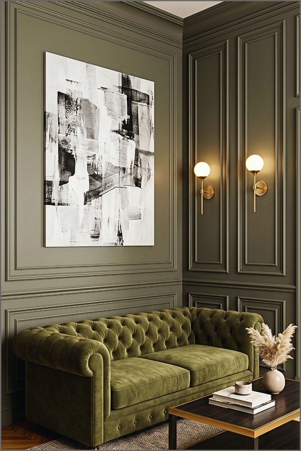 Modern Regency Living Space
