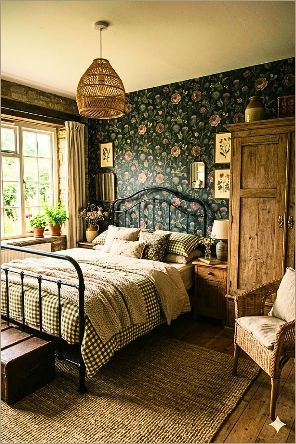 Moody Cottagecore Bedroom