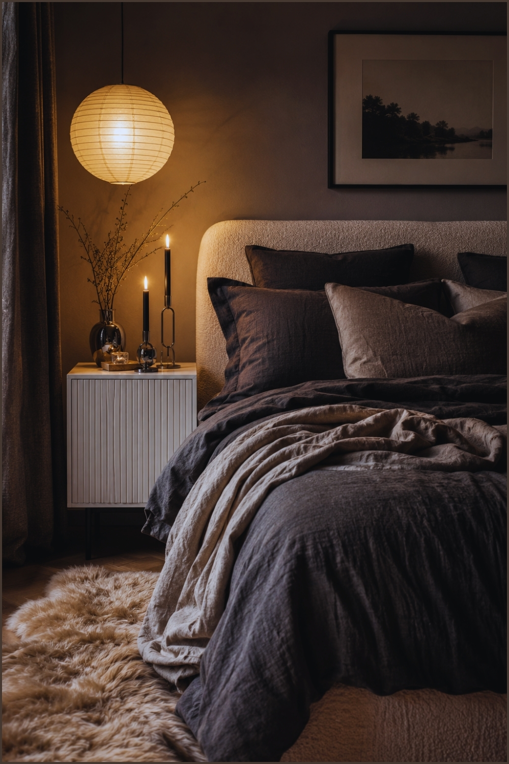 Moody Linen Bedding Bedroom