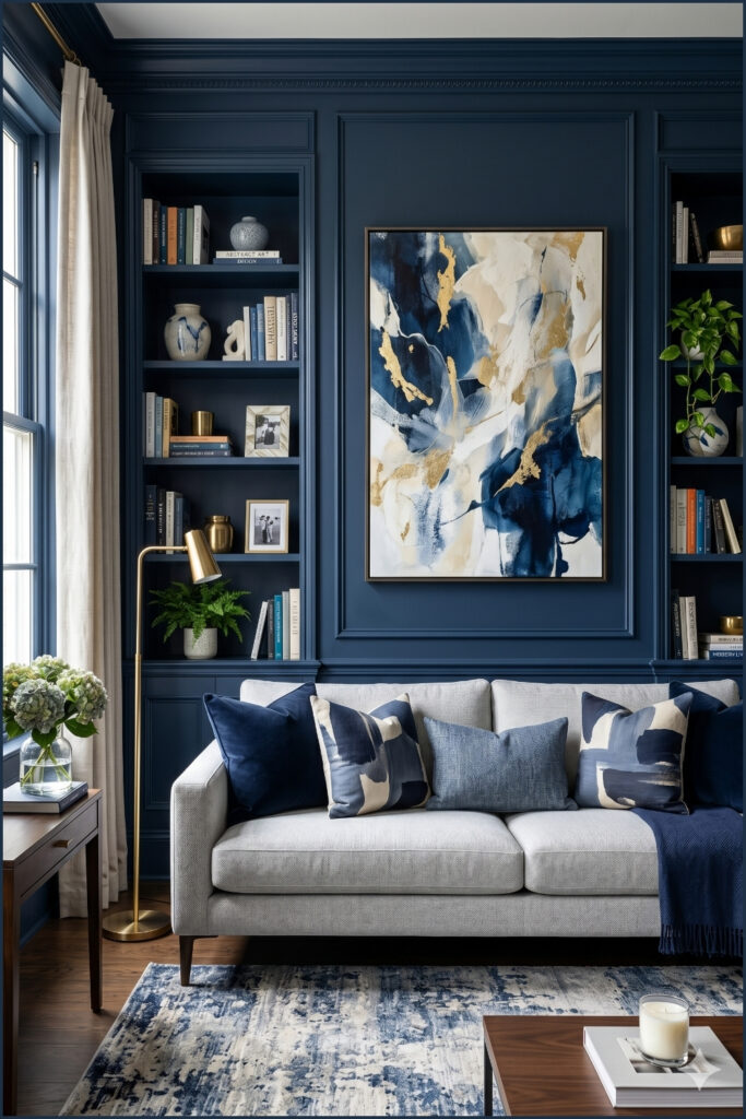 Navy Wall Design Tips