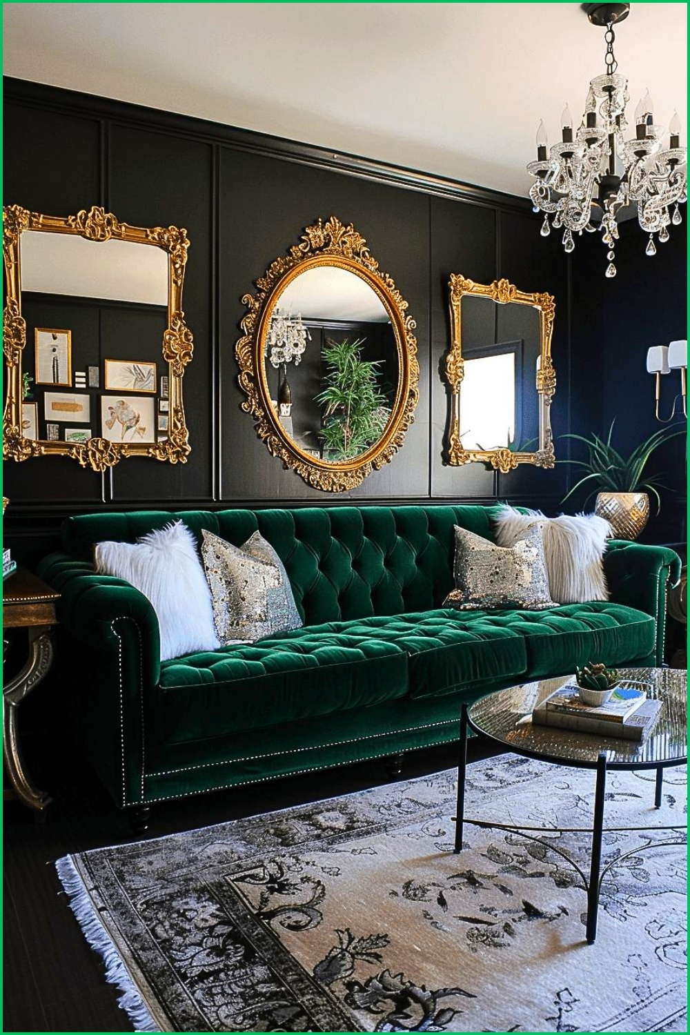 Opulent Green Glamour