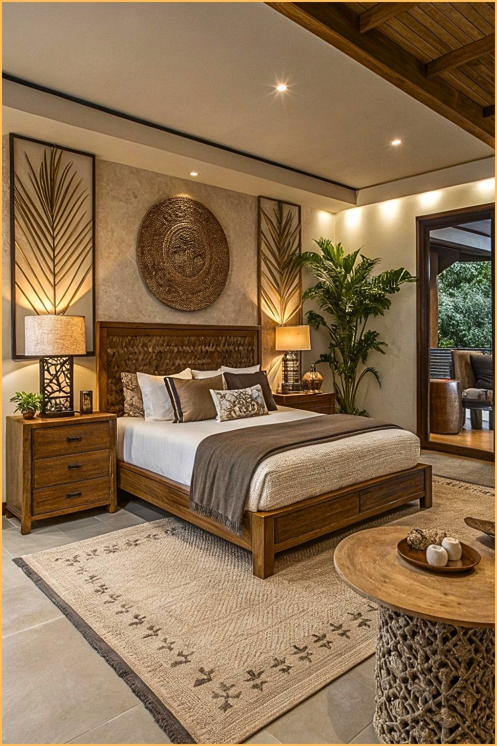 Organic Tropical Bedroom