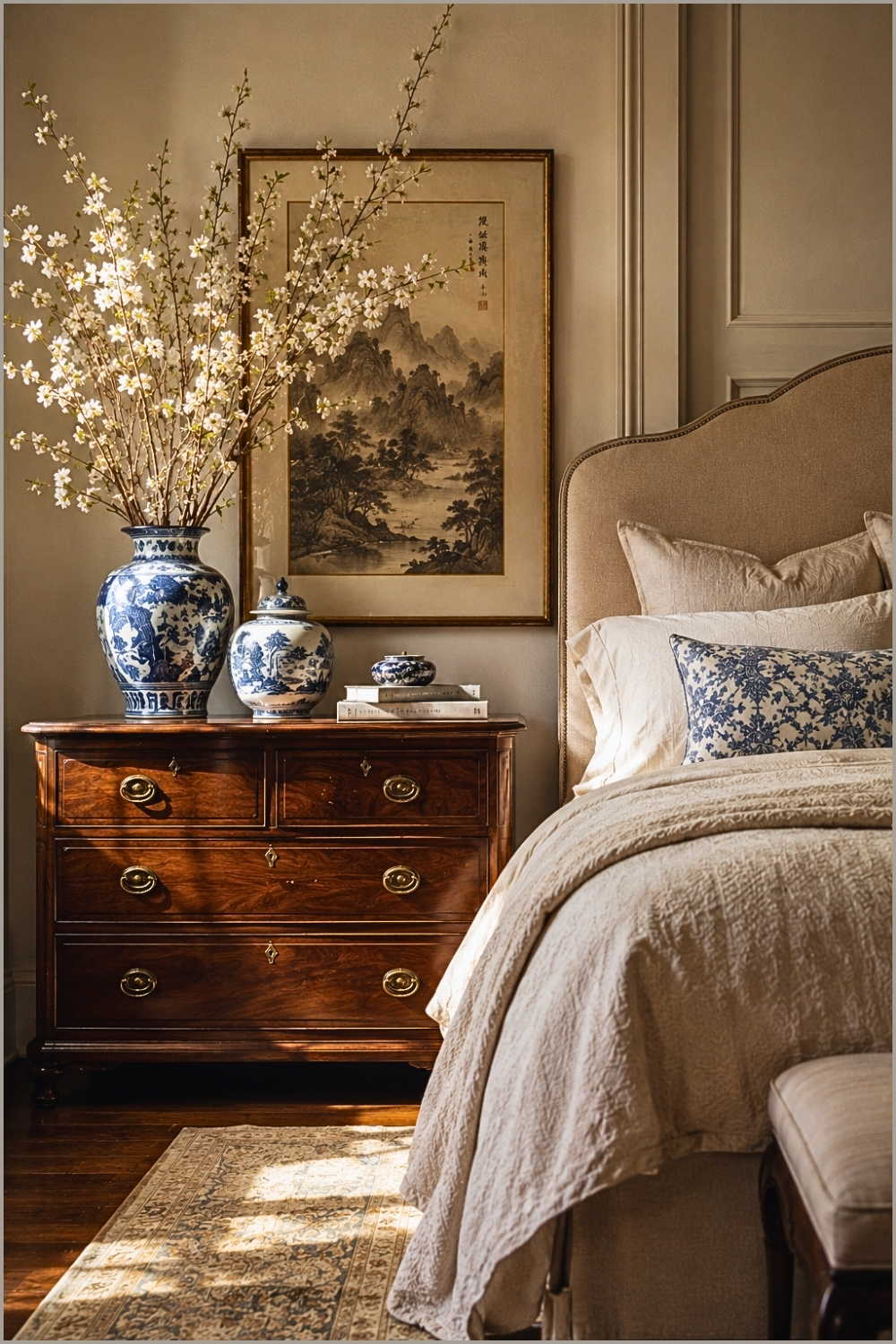Oriental Decor Bedroom Corner
