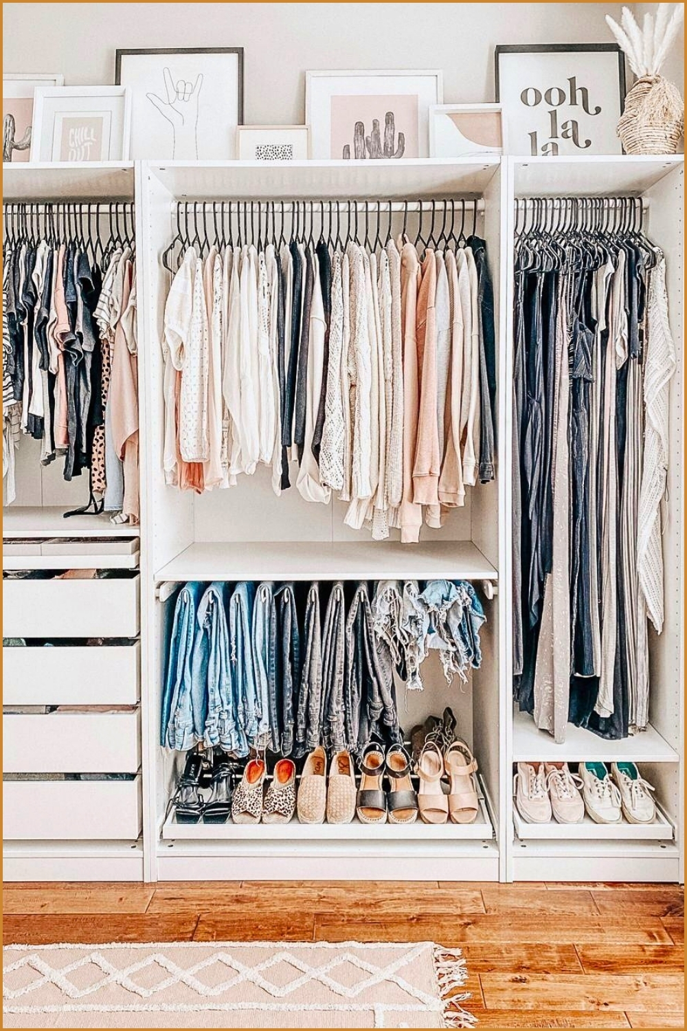 Pastel Minimalist Wardrobe