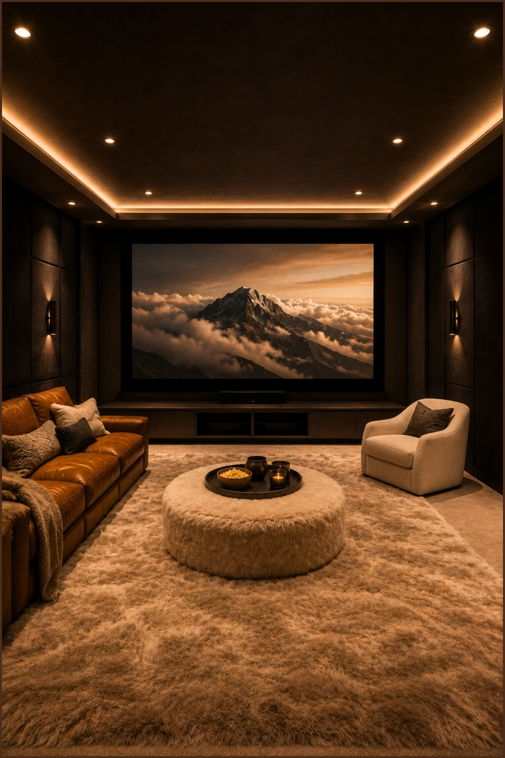 Plush Carpet Home Theater