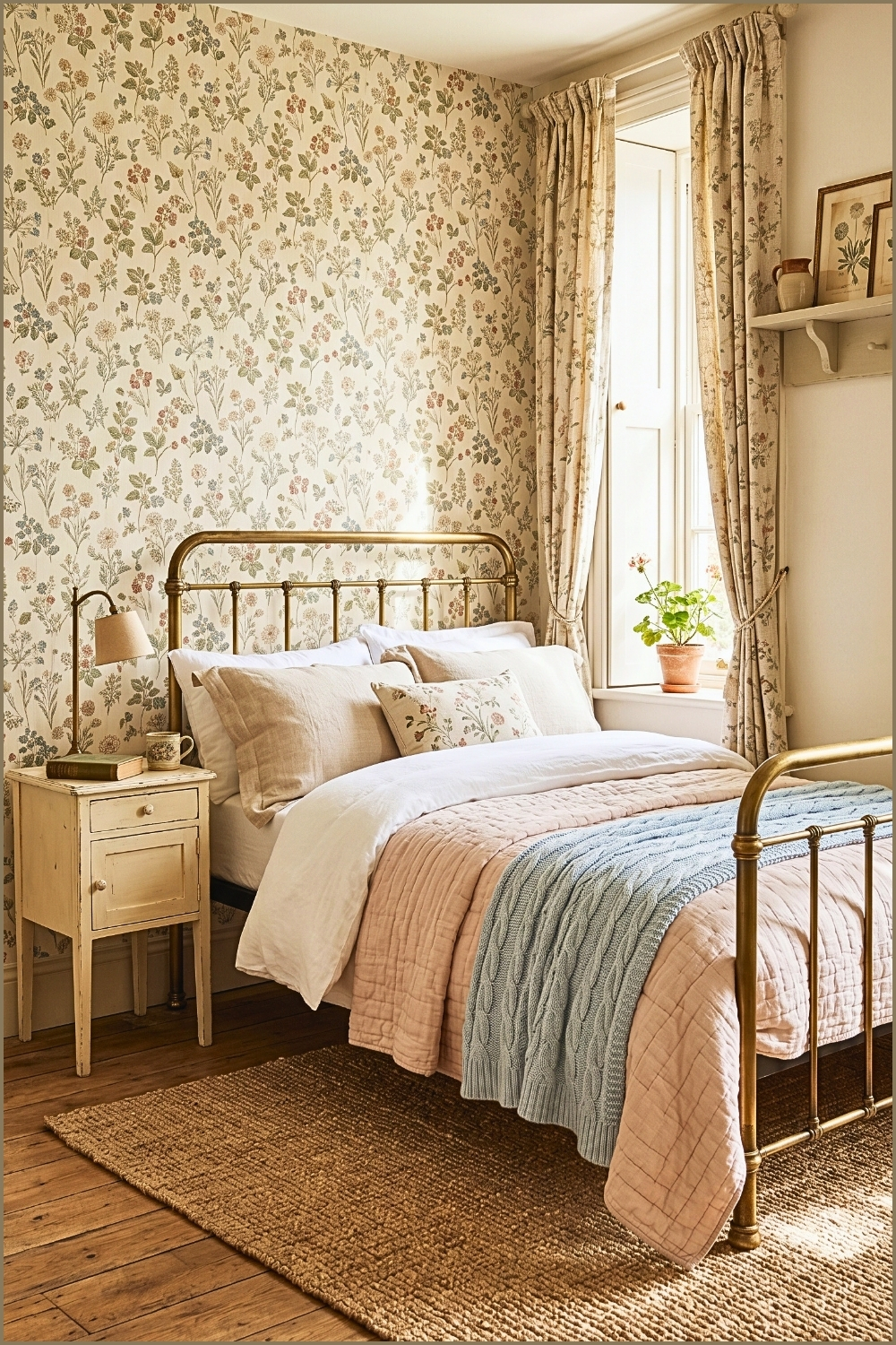 Romantic English Cottage Bedroom